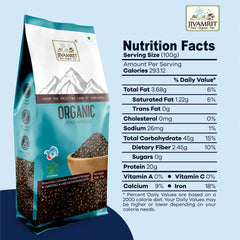 Organic Black Urad Dal Whole 500 Gram - 100% Vegan, Unpolished, Gluten Free and No Pesticides