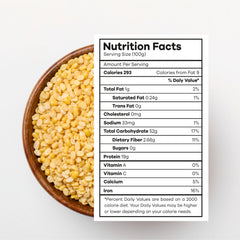 Organic Moong Dal Yellow Split 500 Gram - Organic Healthy Pulses