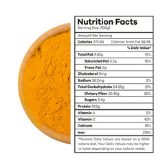 Organic Turmeric Powder 100g - Organic Haldi Powder