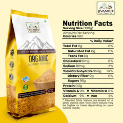 Organic Jaggery Powder 500 Gram - Organic Gud Powder