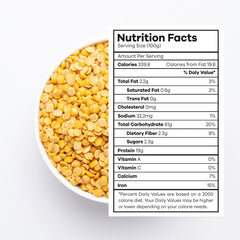 Organic Arhar Dal 500g - 100% Vegan, Unpolished, Gluten Free and No Pesticides