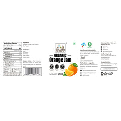 Organic Orange Jam 250g - Organic Healthy Jam
