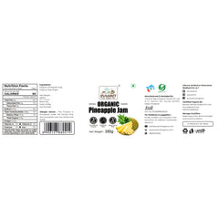 Organic Pineapple Jam 250g - Organic Healthy Jam