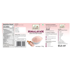 Natural Himalayan Dark Pink Salt Powder 1 Kg - 100% Natural Salt