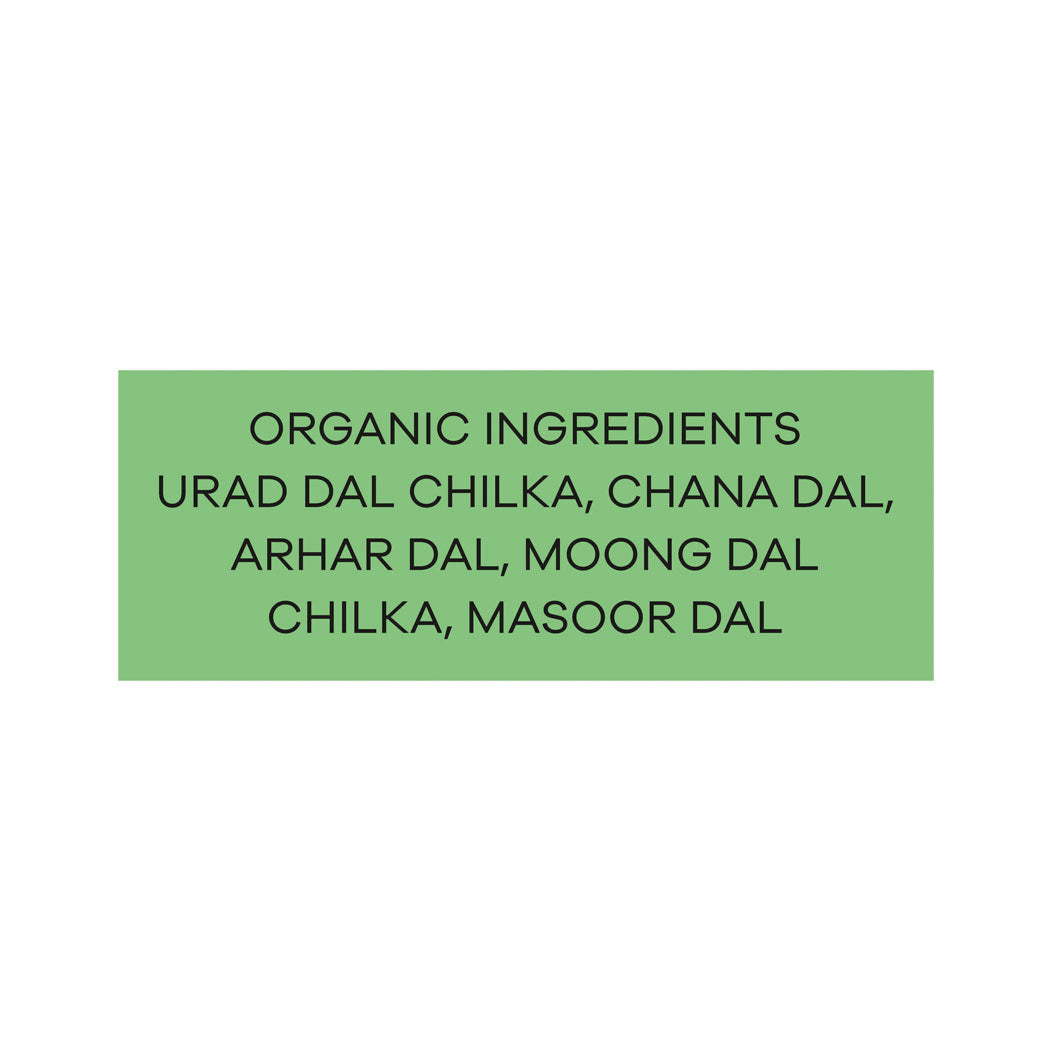 Organic Mix Dal 500 Gram - 100% Vegan, Unpolished, Gluten Free and No Pesticides