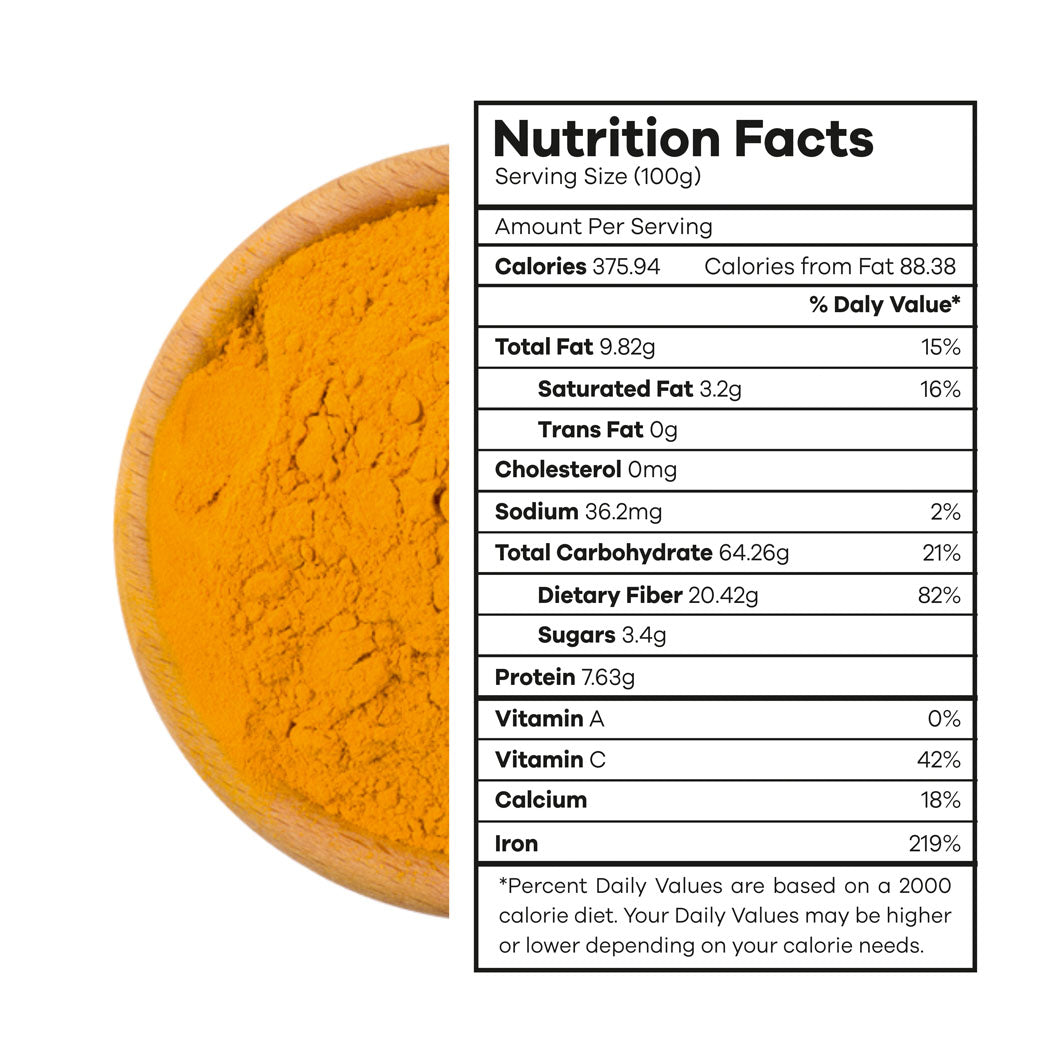 Organic Turmeric Powder 100g - Organic Haldi Powder